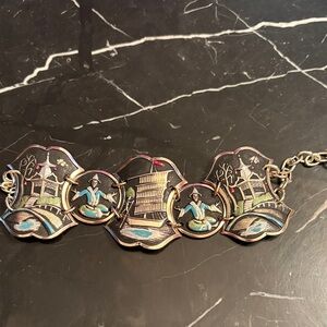Vintage Asian Themed Bracelet